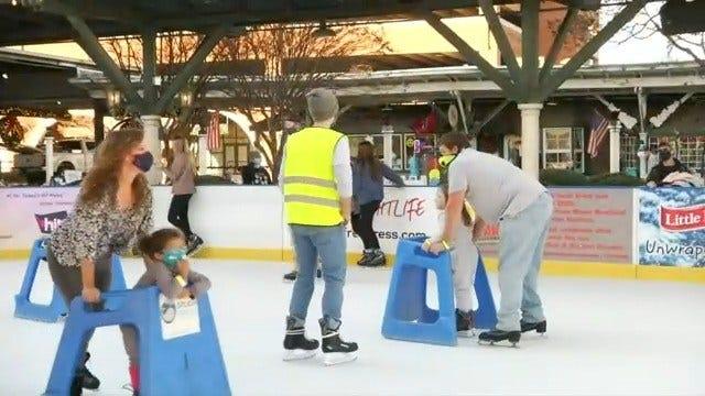 ‘Ice on the Landing’ gives back to community while staying COVID-19 safe