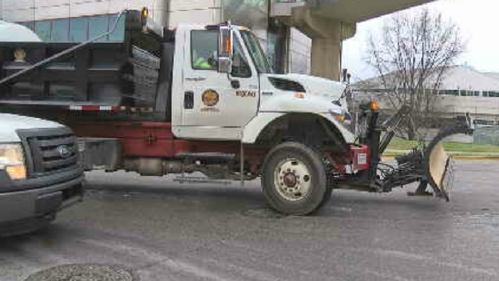 TDOT crews applied brine on state-maintained roads in Chattanooga