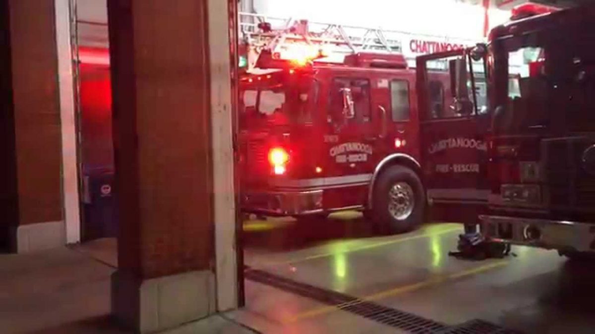 The CPD responded to a fire at a parking garage