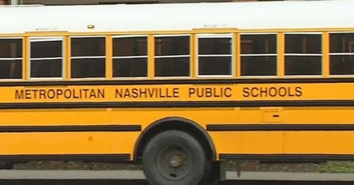 Four students were transported to a hospital to be checked out after a school bus and vehicle collided in Nashville 