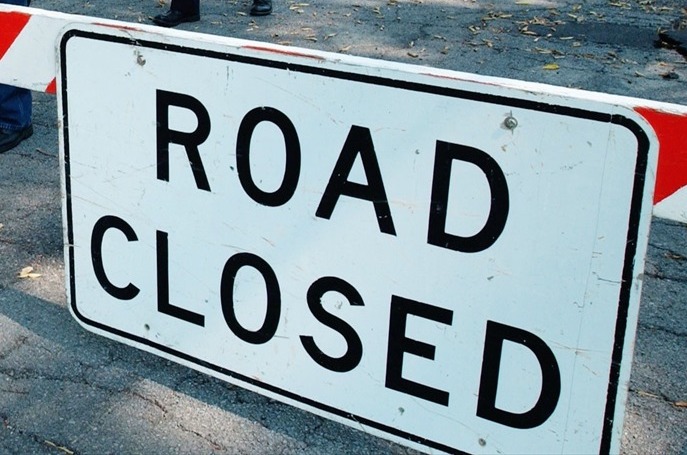 Due to heavy rains, several roads are closed in the Hamilton County area