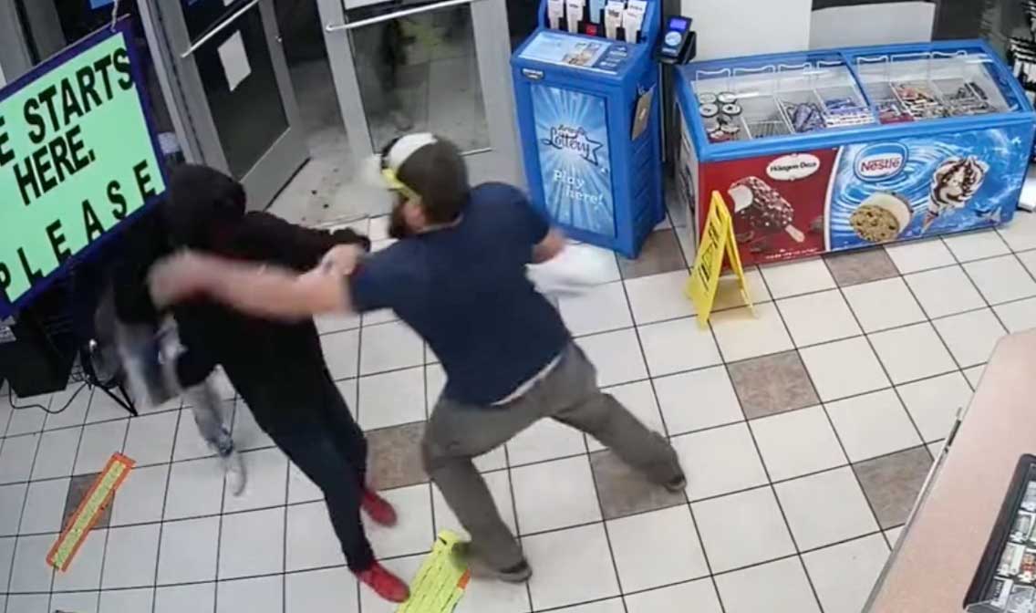 Marine Corps veteran disarms suspect during attempted robbery at gas station
