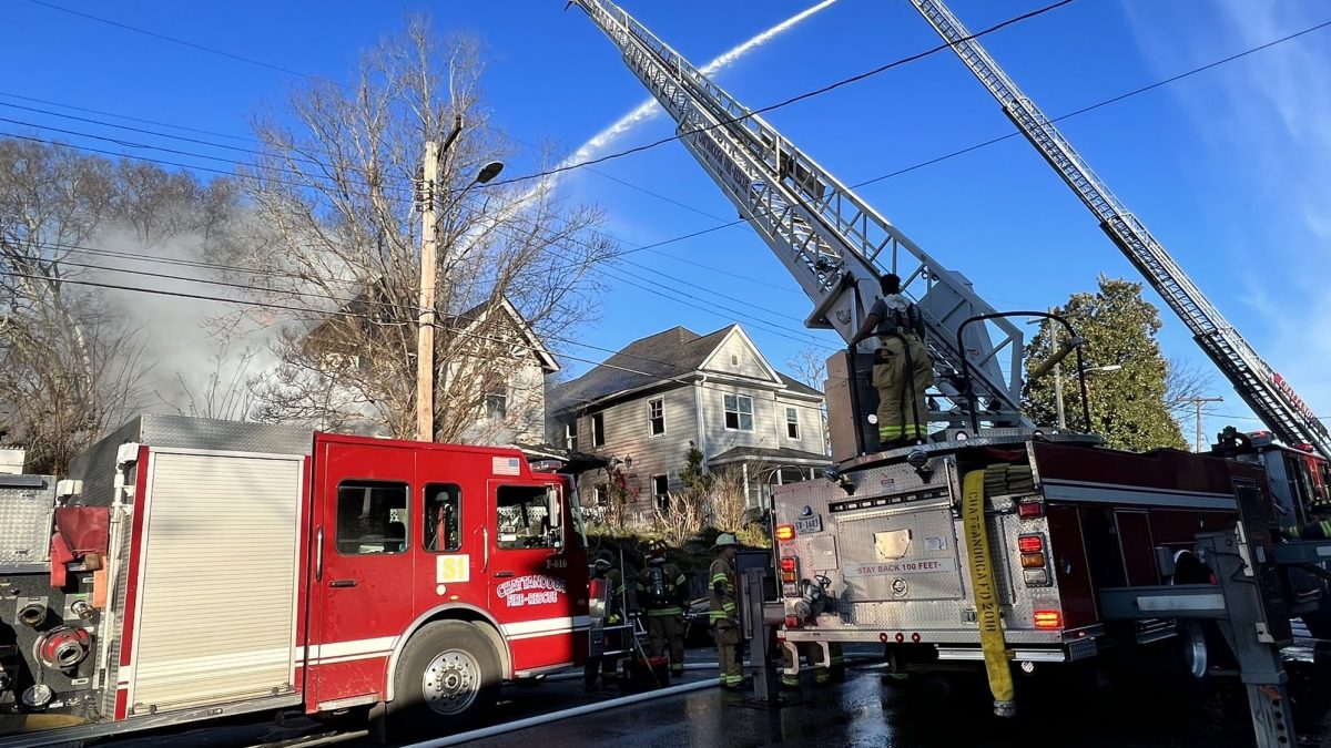 Crews respond to house fire Monday afternoon on Chamberlain Avenue