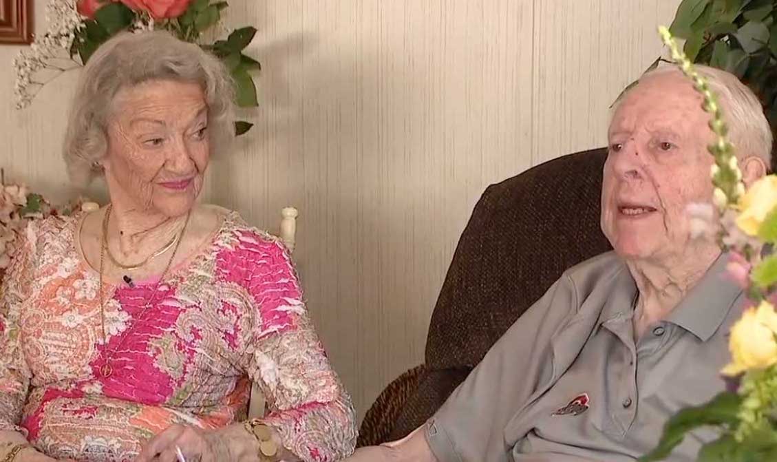 Couple celebrate milestone 80th wedding anniversary