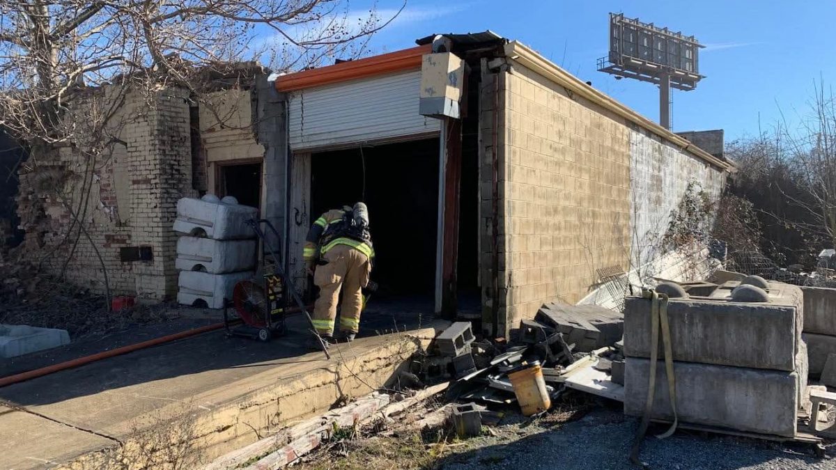 Fire crews respond to vacant building fire at 2109 Broad Street