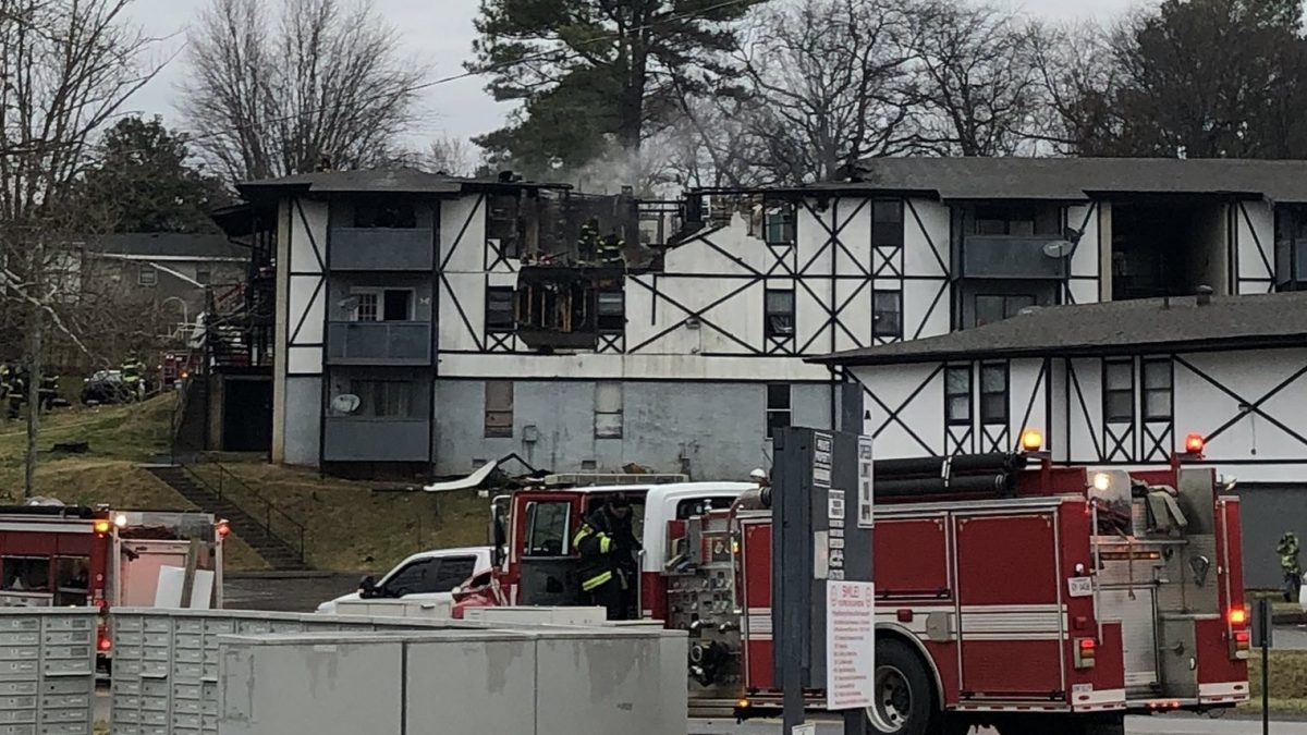 Dozens displaced after Nashville Fire Department responds to apartment complex fire on Tampa Drive