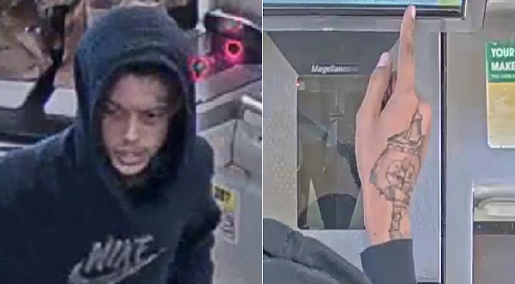 Authorities are trying to identify a person of interest in multiple car burglaries