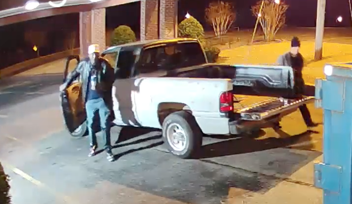 Investigators are working to identify two suspect who stole $3,000 dollars worth of lumber from a construction project at Faith Missionary Baptist Church