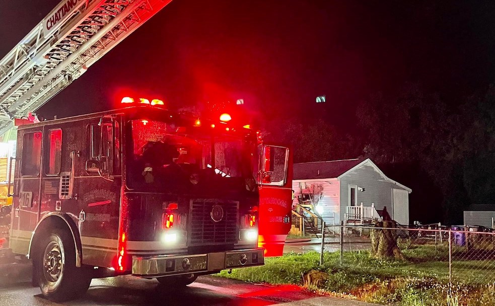 Chattanooga Fire Department responded to house fire Tuesday night on Memphis Drive