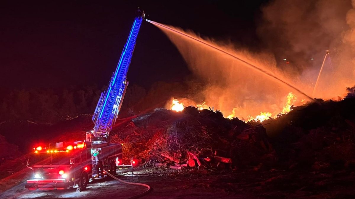 Firefighters battle large outside fire in the 5000 block of SE Maricamp Road