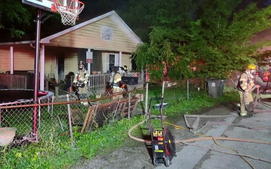 Crews respond to house fire Friday morning on Allin Street