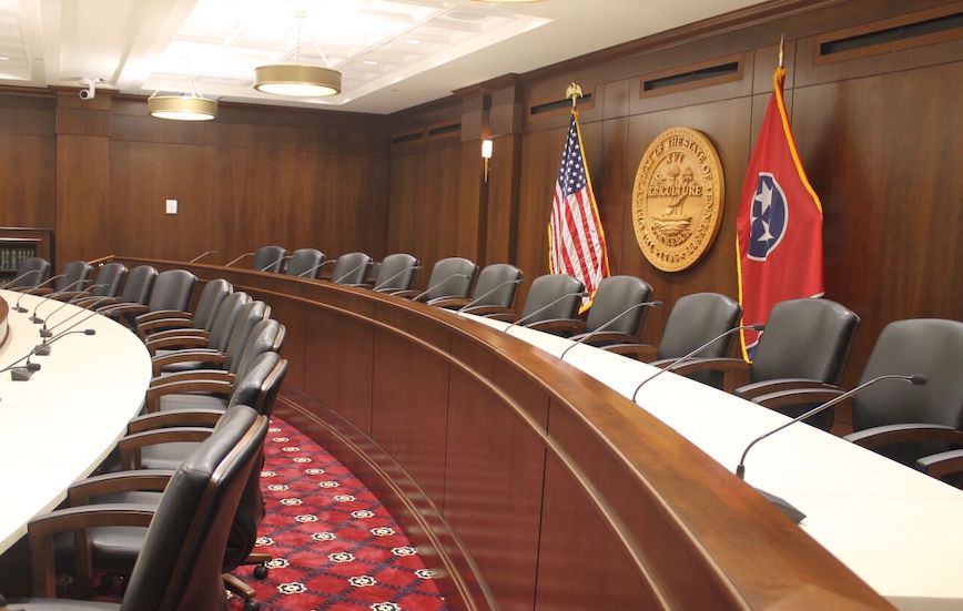 The Tennessee General Assembly has waived state registration fees for