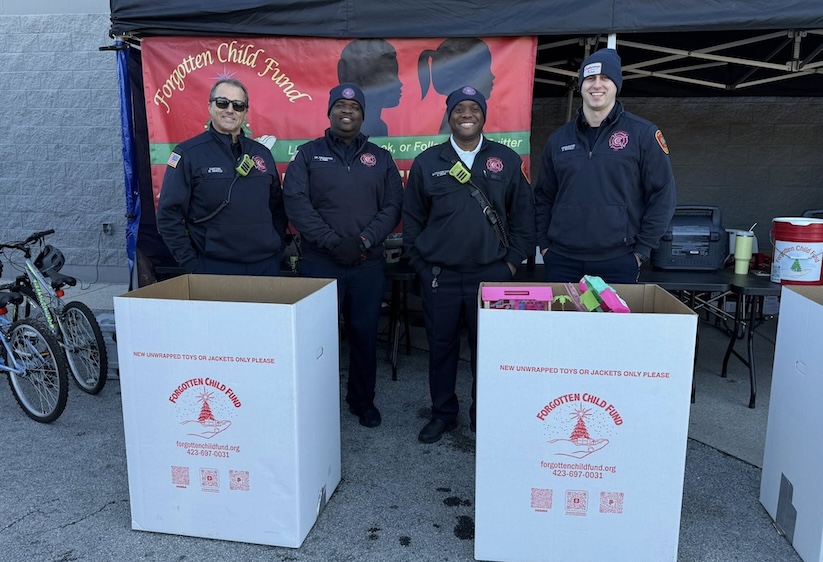 Chattanooga Fire Department supports final Forgotten Child Fund toy drive before Christmas