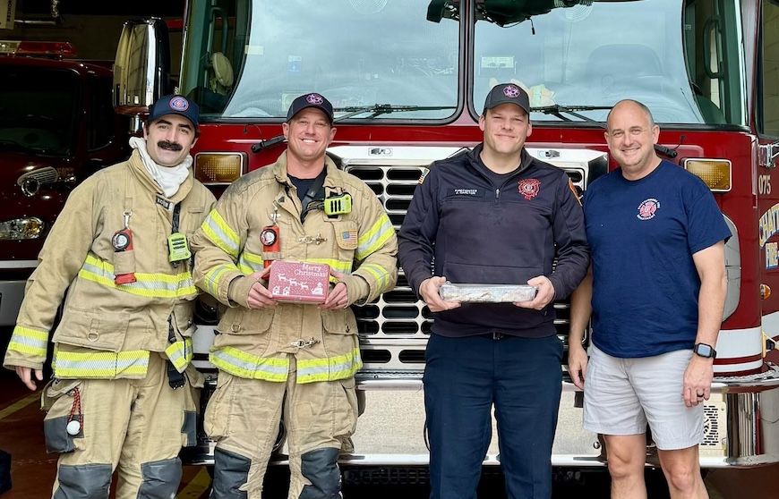 Chattanooga fire department thanks blue shift firefighters with holiday visit