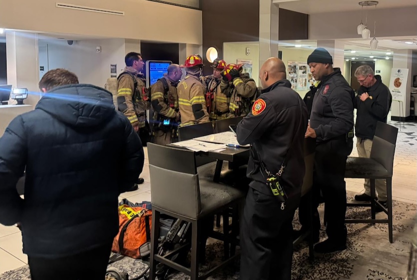 Hotel room fire quickly contained at downtown Chattanooga DoubleTree