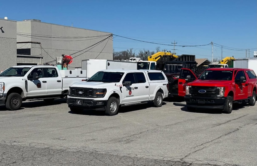Chattanooga strike team deployed to assist Hickman County with winter storm recovery