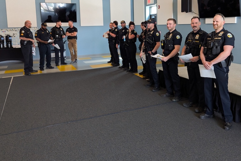 Chattanooga Police Department officers visit Foundation Academy & Preschool for community engagement event