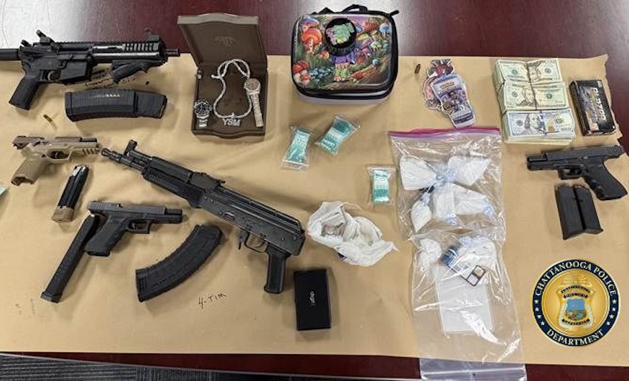 Chattanooga police seize fentanyl, firearms, and cash in months-long narcotics investigation leading to arrest